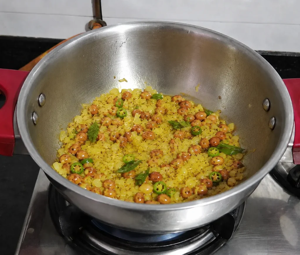 Step 5 — Easy Kanda Poha Recipe | Simple Maharashtrian Kanda Poha