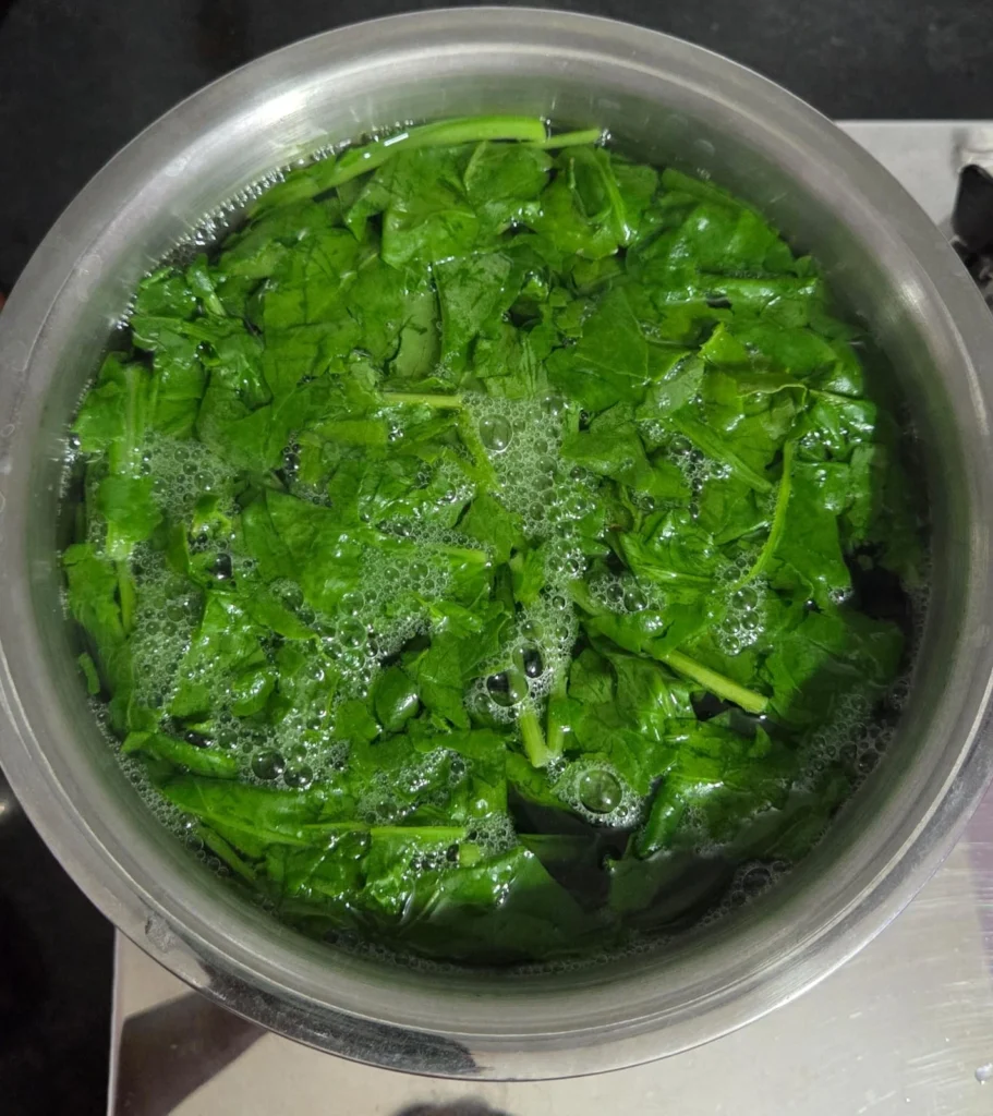 Step 3 — Palak Paneer Recipe | Spinach Paneer Curry