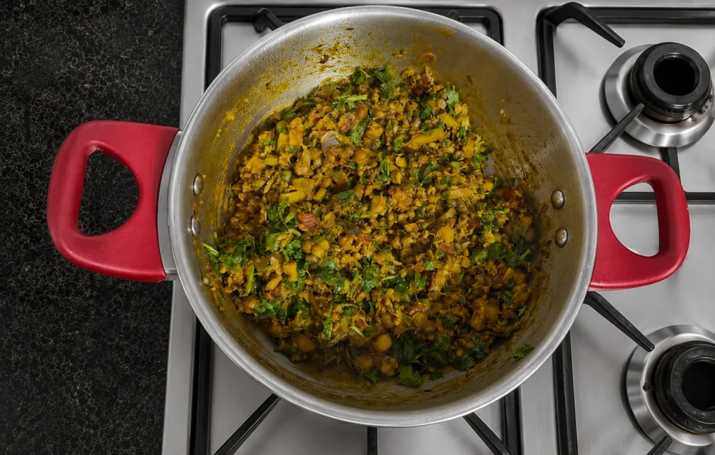 Step 7 — Sprouted Mixed Usal Recipe | Maharashtrian Style Usal
