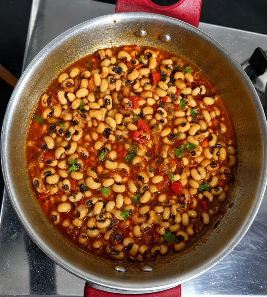Step 8 — Chawli Usal Recipe | Tasty Homestyle Black Eyed Peas Dish