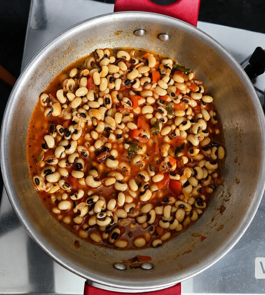 Step 6 — Chawli Usal Recipe | Tasty Homestyle Black Eyed Peas Dish