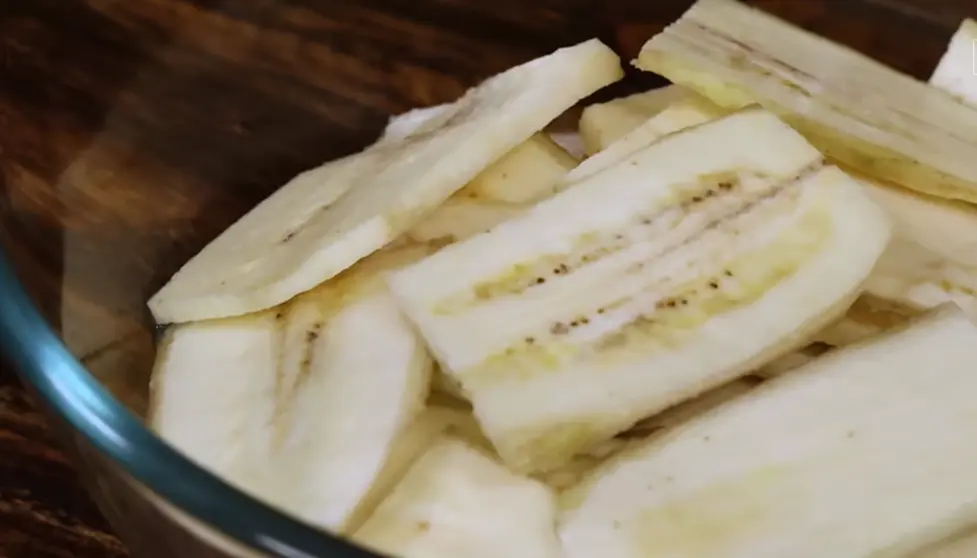 Step 1 — Best Raw Banana Fry Recipe | Crispy Vegan Side Dish