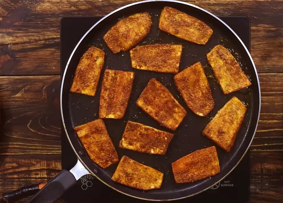 Step 5 — Best Raw Banana Fry Recipe | Crispy Vegan Side Dish