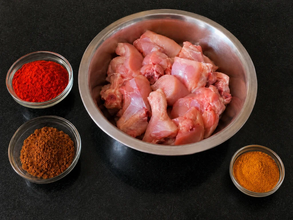 Step 2 — Chicken Fry Recipe | 9 Easy Steps for Crispy Masala Chicken