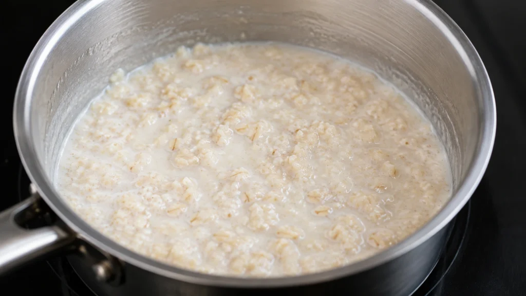Step 2 — Oats Porridge Recipe | Healthy Breakfast Oats Bowl