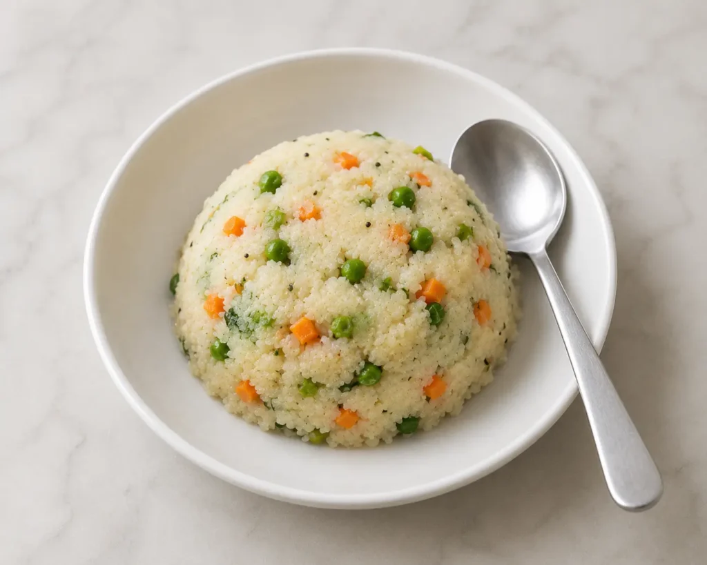 Vegetable Upma Recipe | Soft Rava Upma with Vegetables